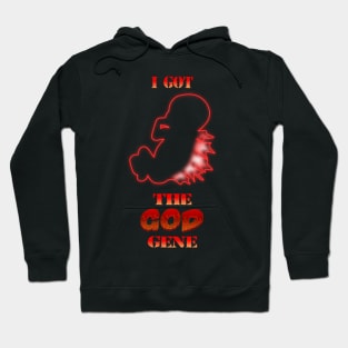 I Got the GOD Gene - Godzilla Dorsal Fetus - Red Hoodie